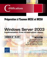 Produktbild: Windows Server 2003: Impl&eacute;mentation d'une infrastructure r&eacute;seau