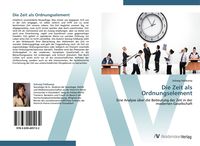 Produktbild: Die Zeit als Ordnungselement
