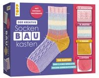 Produktbild: Der kreative SockenBAUKasten. Das gro&szlig;e Karten-Set mit Sockenma&szlig;band
