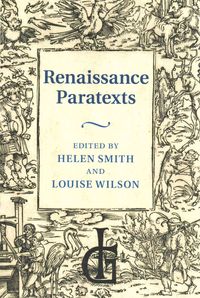 Produktbild: Renaissance Paratexts