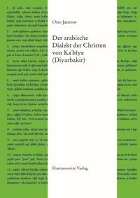 Produktbild: Der arabische Dialektder Christen von Ka&iquest;biye (Diyarbakir)