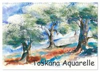 Produktbild: Toskana Aquarelle (Wandkalender 2026 DIN A3 quer), CALVENDO Monatskalender