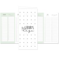 Produktbild: Geburtstagskalender mit Geburtstagskarte, feines Design!