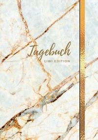 Produktbild: Tagebuch - A5 liniert - 100 Seiten 90g/m&sup2; - Soft Cover Motiv Marmor wei&szlig; - Papier