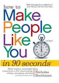 Produktbild: Boothman, N: How to Make People Like You in 90 Seconds or Le