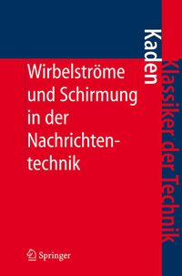Produktbild: Wirbelstr&ouml;me und Schirmung in der Nachrichtentechnik
