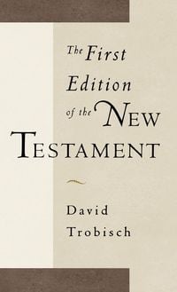 Produktbild: The First Edition of the New Testament