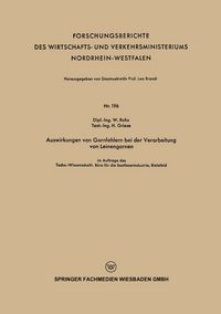 Produktbild: Auswirkungen von Garnfehlern bei der Verarbeitung von Leinengarnen