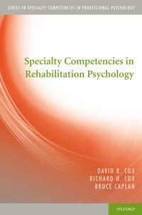 Produktbild: Specialty Competencies in Rehabilitation Psychology