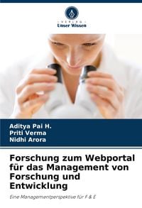 Produktbild: Forschung zum Webportal f&uuml;r das Management von Forschung und Entwicklung