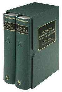 Produktbild: Dictionary of Twentieth-Century British Philosophers: 2 Volumes