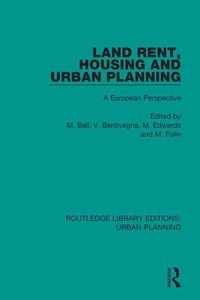Produktbild: Land Rent, Housing and Urban Planning