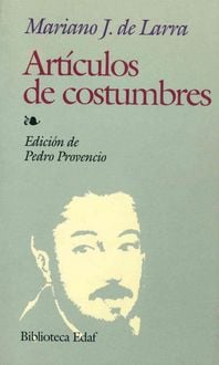 Produktbild: Art&iacute;culos de costumbres