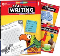 Produktbild: 180 Days(r) Writing, Spelling, & Printing Grade 1: 3-Book Set