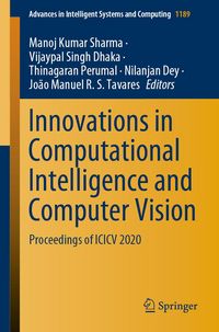 Produktbild: Innovations in Computational Intelligence and Computer Vision
