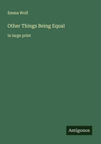 Produktbild: Other Things Being Equal