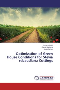 Produktbild: Optimization of Green House Conditions for Stevia rebaudiana Cuttings