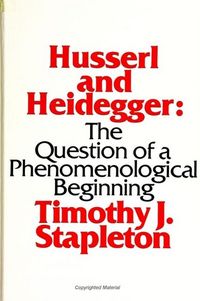 Produktbild: Husserl and Heidegger