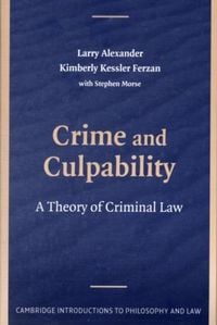Produktbild: Crime and Culpability