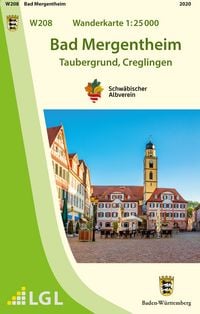 Produktbild: W208 Wanderkarte 1:25 000 Bad Mergentheim
