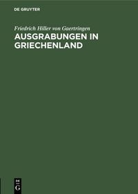 Produktbild: Ausgrabungen in Griechenland