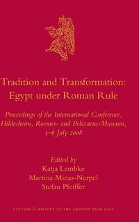 Produktbild: Tradition and Transformation. Egypt Under Roman Rule