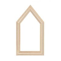 Produktbild: Dekostickrahmen, Haus, mittel