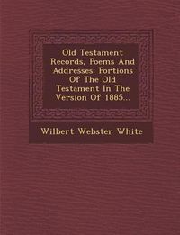 Produktbild: Old Testament Records, Poems and Addresses