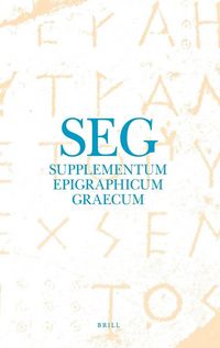 Produktbild: Supplementum Epigraphicum Graecum, Volume LXIII (2013)