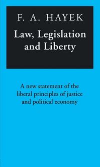 Produktbild: Law, Legislation and Liberty