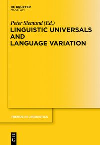Produktbild: Linguistic Universals and Language Variation