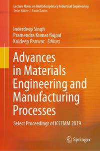Produktbild: Advances in Materials Engineering and Manufacturing Processes