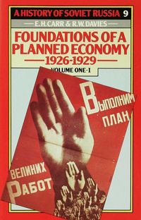 Produktbild: A History of Soviet Russia: 4 Foundations of a PlannedEconomy,1926-1929