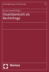 Produktbild: Staatsbankrott als Rechtsfrage