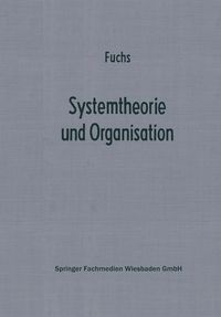 Produktbild: Systemtheorie und Organisation