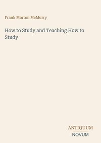 Produktbild: How to Study and Teaching How to Study