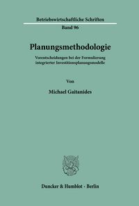 Produktbild: Planungsmethodologie.