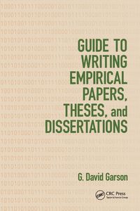 Produktbild: Guide to Writing Empirical Papers, Theses, and Dissertations