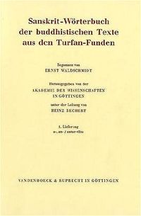 Produktbild: Sanskrit-W&ouml;rterbuch der buddhistischen Texte aus den Turfan-Funden. Lieferung 1