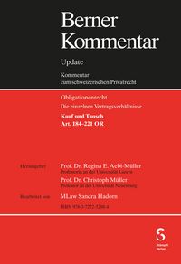 Produktbild: Kauf und Tausch, Art. 184&ndash;221 OR, Grundwerk inkl. 7. Erg&auml;nzungslieferung