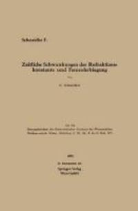Produktbild: Zeitliche Schwankungen der Refraktionskonstante und Fernrohrbiegung