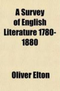 Produktbild: A Survey of English Literature 1780-1880
