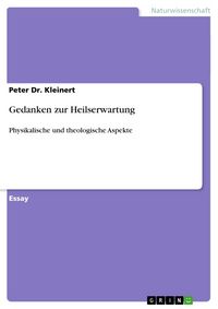 Produktbild: Gedanken zur Heilserwartung