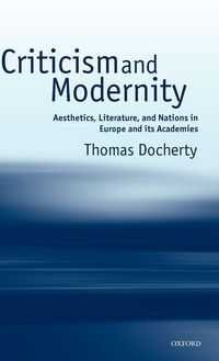 Produktbild: Criticism and Modernity