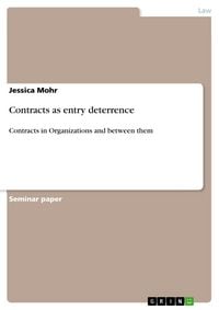 Produktbild: Contracts as entry deterrence