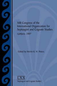 Produktbild: XIII Congress of the International Organization for Septuagint and Cognate Studies