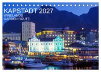 Produktbild: Kapstadt, Winelands und Garden Route (Tischkalender 2027 DIN A5 quer), CALVENDO Monatskalender