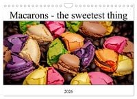 Produktbild: Macarons - the sweetest thing (Wall Calendar 2026 DIN A4 landscape), CALVENDO 12 Month Wall Calendar