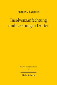 Produktbild: Insolvenzanfechtung und Leistungen Dritter