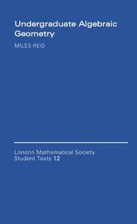 Produktbild: Undergraduate Algebraic Geometry